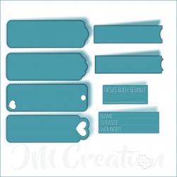 Stanzschablone - Lesezeichen